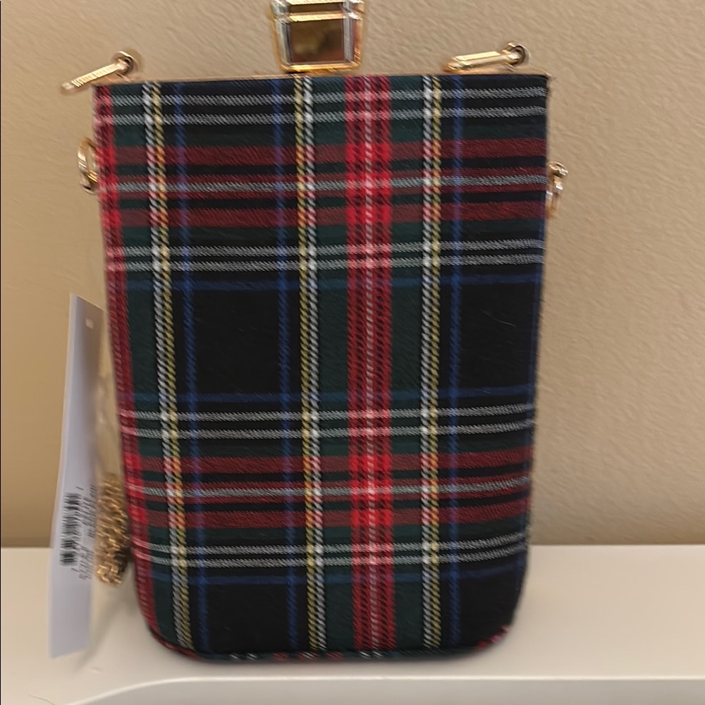 Chic Plaid Crossbody Bag